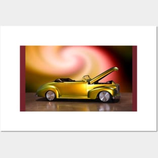 1940 Chevy Cabriolet Roadster Posters and Art